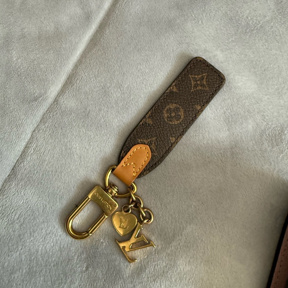 Louis Vuitton Monogram Brown and Gold Key Holder